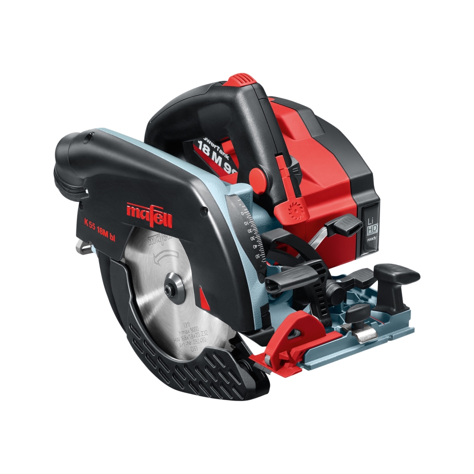Mafell 91B502 KS 55 18M BL Cirkelzaag 58 mm 18 Volt in T-Max excl. accu's en lader